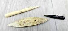 Antique Bone Tatting Shuttle