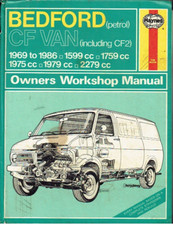 BEDFORD CF CF2 1.6 1.8 2.3 PETROL VAN 1969-86 OWNERS WORKSHOP MANUAL *HARDBACK*