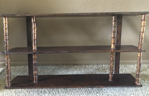 Shelf wood rare antique - wood,
