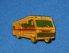 Vintage Class A Motorhome RV Trailer Lapel Pin Badge 1 1/16 x 11/16 inches