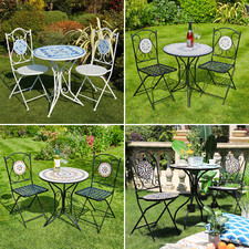 Bistro Set Mosaic Patio