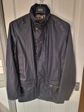 Mascot Dart Waterproof Coat Dark Blue Size XL Vgc Missing Hood Long Line 