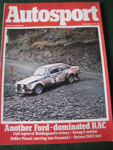 Autosport dec 1977 ford - autosport, rac