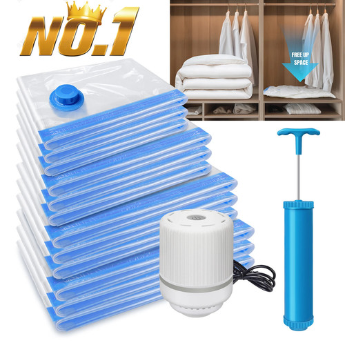 Vacuum storage bags with hand - with,
