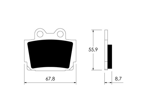33131 pad brake front - brake,,