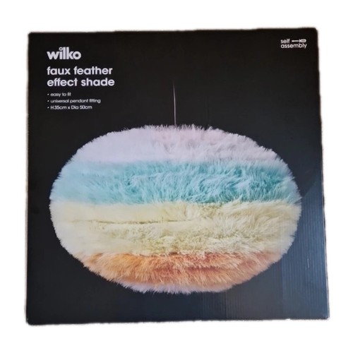 Wilko faux feather effect - faux,