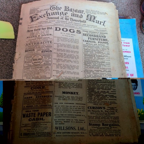 Nov 1917 bazaar exchange - nov,