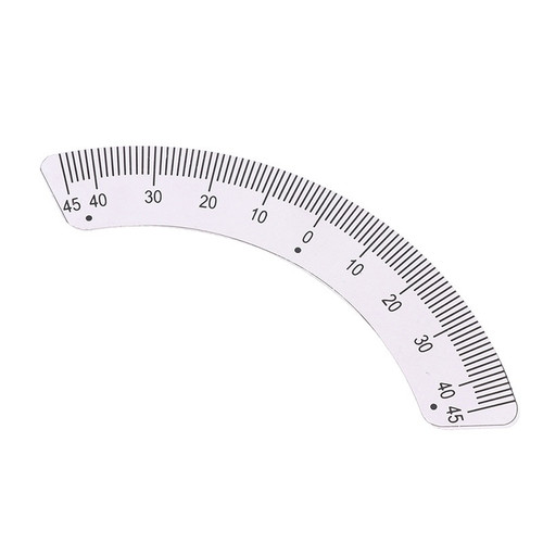 Aluminum ruler for turret - ruler,