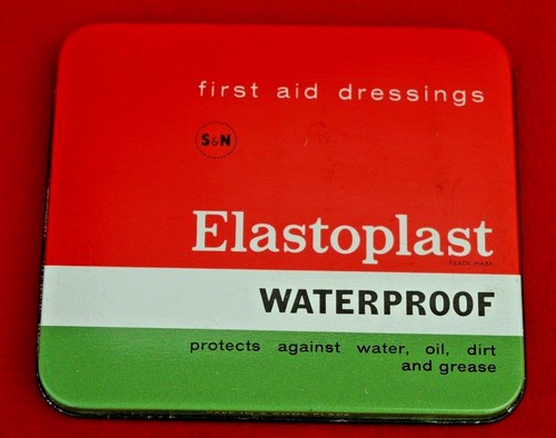 Vintage elastoplast tin - vintage,