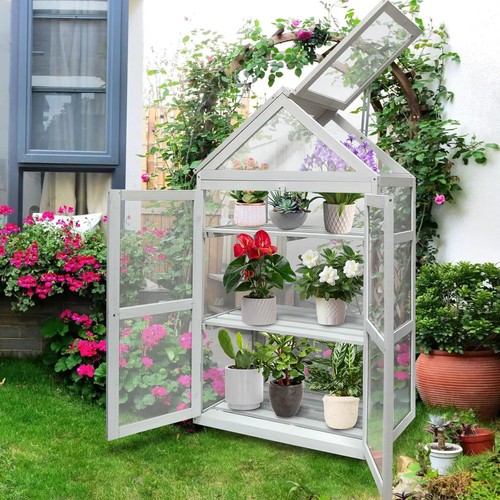 Tier wooden cold frame - wooden,