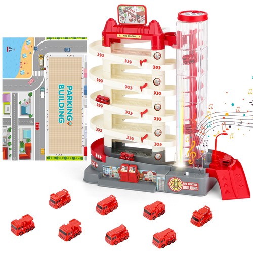 Fire control garage - fire, set