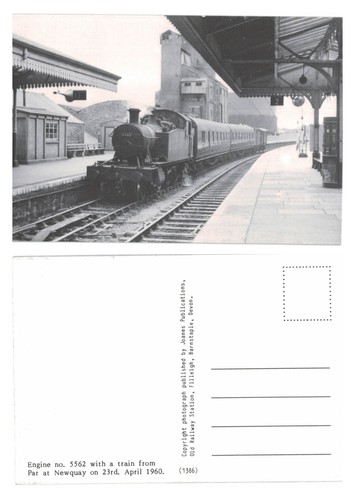 Postcard steam locomotive - -,