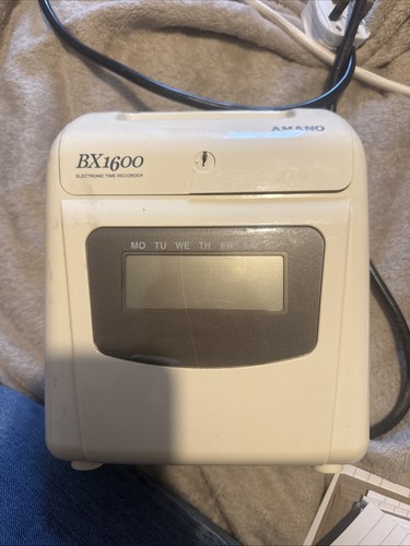 Amano bx1600 electronic time - amano,