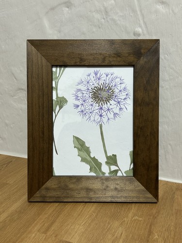 Dark stained wooden rustic - stained,
