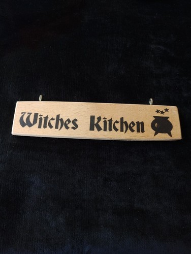 Witches kitchen small - witches, wooden