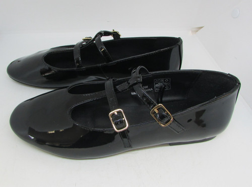 New black patent double - m&s,