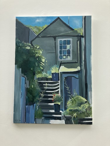 Cornish cottage steps and - steps,