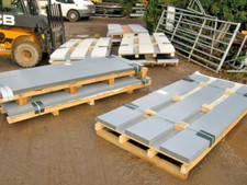 METAL FLAT STRIPS RIDGE & EDGE FLASHINGS SHED GARAGE ROOF FLATS & FLASHINGS