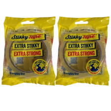 Sellotape Packing Clear Sticky Parcel Tape Stationery Office Gift Wrapping 24mm