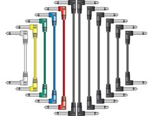 6x Guitar Amp Lead Cable