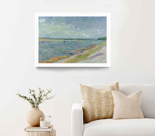 View river rowing boats - a,