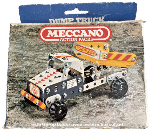 Vintage meccano dump truck - vintage,