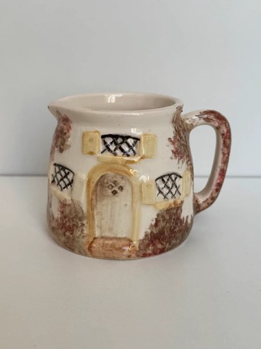 Vintage hand painted cottage - painted,