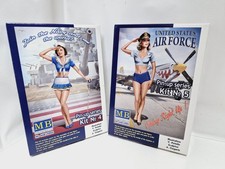 Master Box Ltd  1/24 Pin Up Series no4 no5 Airforce and US Navy  parts sealed