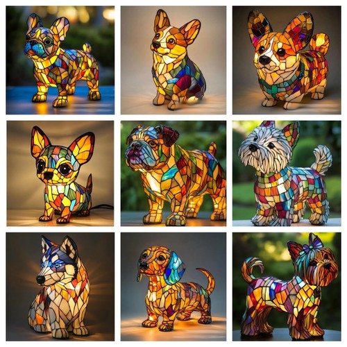 Resin animal led night - resin, light