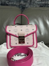 Womens Pink MCM shoulder bag