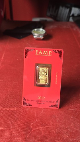 Pure gold bullion lunar - pure, bullion-