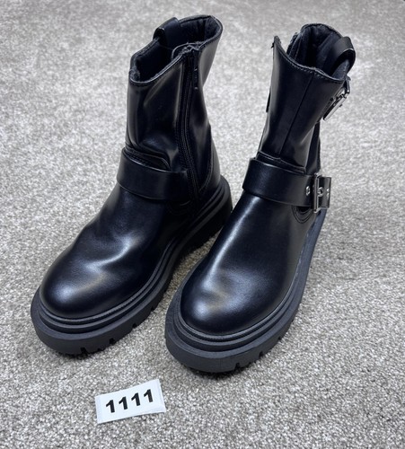 Zara kid black leather - kid's,