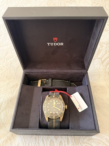 Tudor black bay bronze watch - tudor,