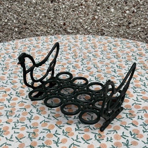 Vintage cast iron hen - vintage,