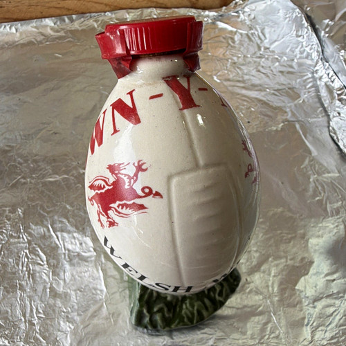 Welsh whisky ceramic rugby - welsh,