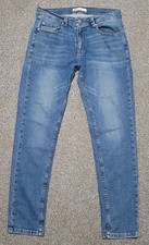 Zara Men’s Blue Slim Fit Jeans (Size 34 Inch Waist) 34/32 (C)