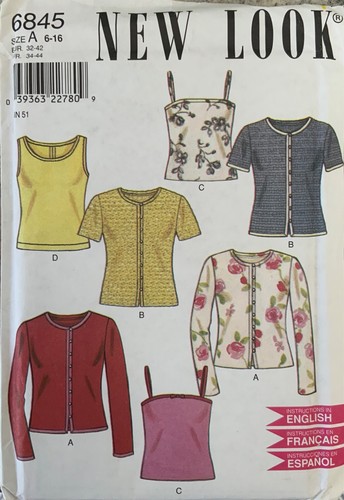 Newlook 6845 ladies sewing - ladies,