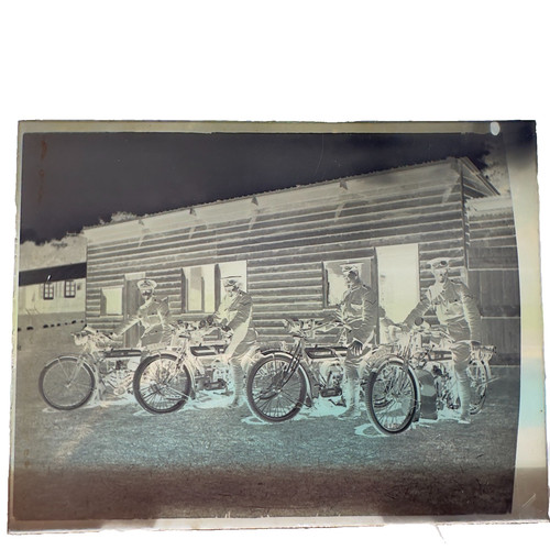 Motorcycle photograph negative - motorcycle,