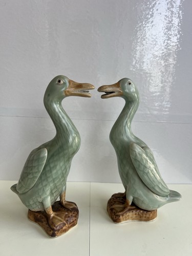 Pair chinese celadon porcelain - chinese,