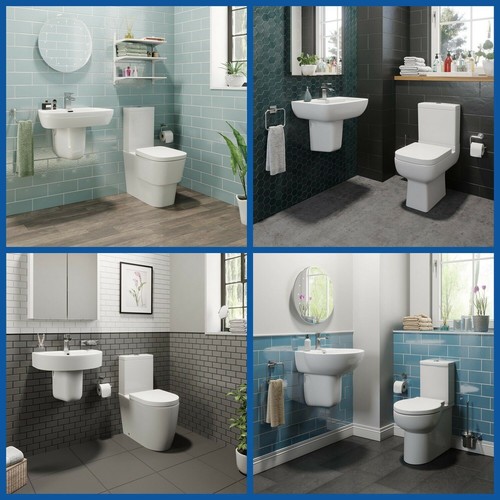 Modern bathroom close coupled - bathroom,