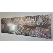 Modern abstract  metal wall
