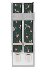 Green Flying Ducks Pheasants