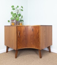 Vintage Mid-Century G-Plan Teak Sideboard TV Stand Corner Cupboard Cabinet