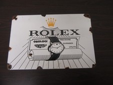 VINTAGE ROLEX WATCHES GINEVRA OROLOGI ELEGANZA ENAMEL STELL SIGN 300 X 200