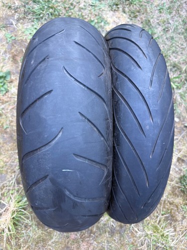 Pair motorcycle tyres - pair,
