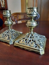 Antique Candlesticks Brass
