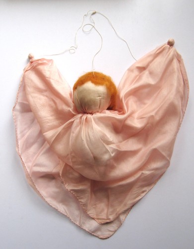 Vintage handmade play puppet - ,