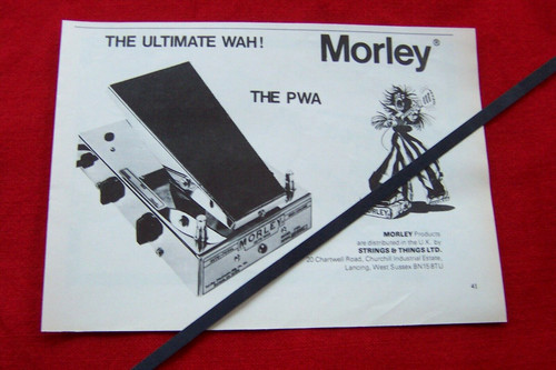 Morley pwa wah - guitar, effect