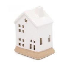 White Ceramic LED House |