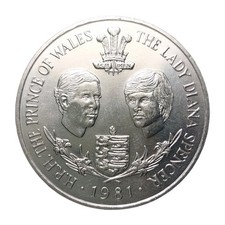 1981 Guernsey 25 Pence Royal